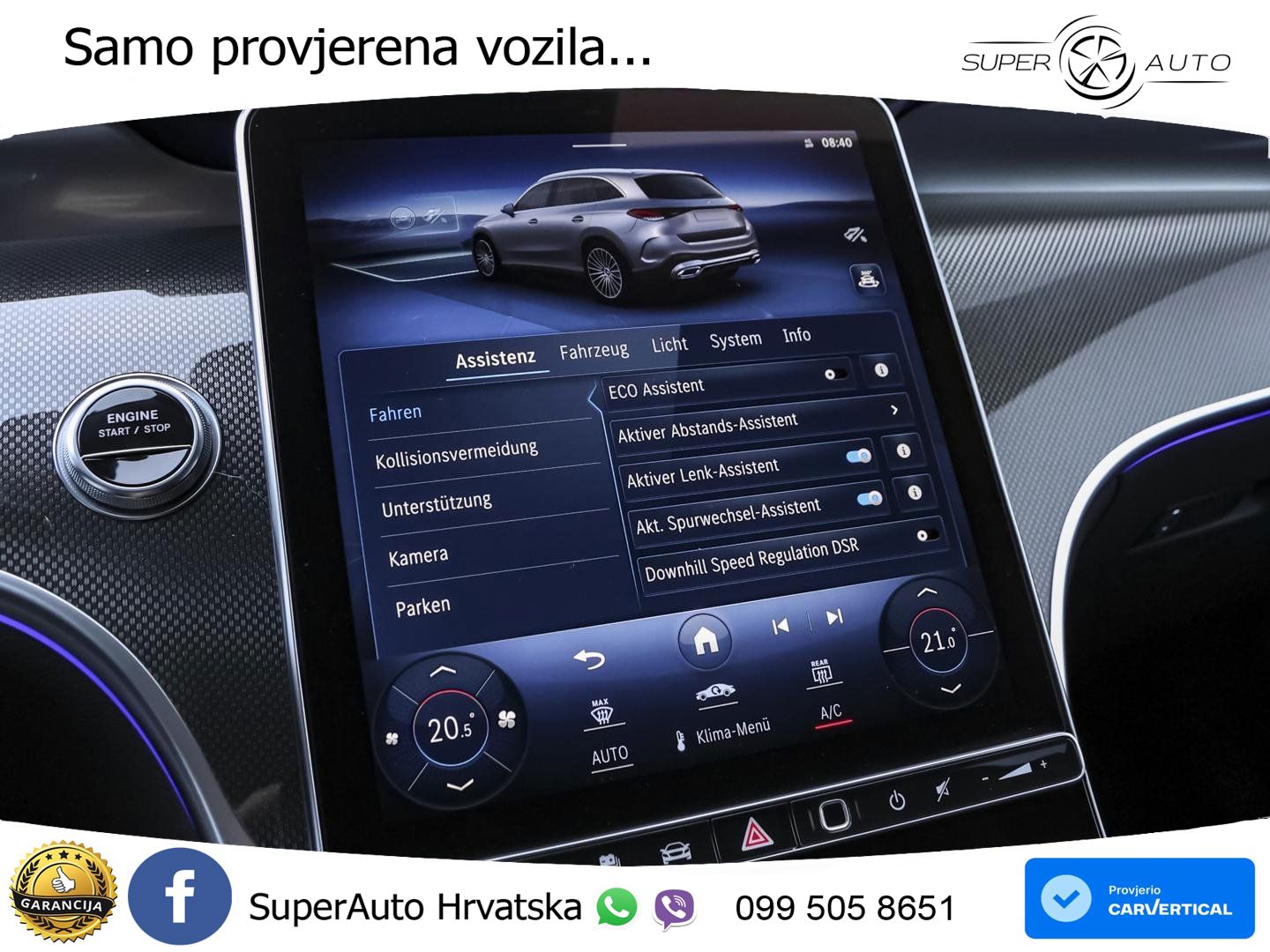 Mercedes GLC 300e (313 KS) 4MATIC 9G-TRONIC AMG ZRAČNI+ACC+GR SJED+360