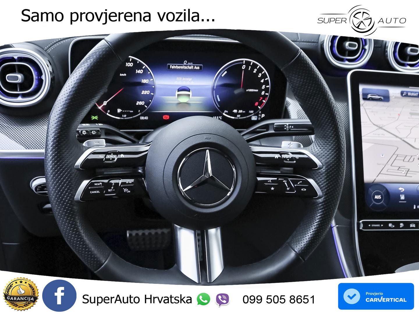 Mercedes GLC 300e (313 KS) 4MATIC 9G-TRONIC AMG ZRAČNI+ACC+GR SJED+360
