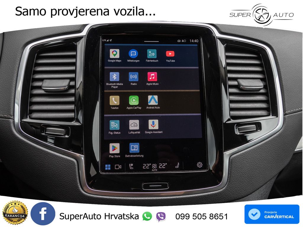 Volvo XC90 2.0 B5 Diesel AWD Automatic LED+GR SJED+ACC