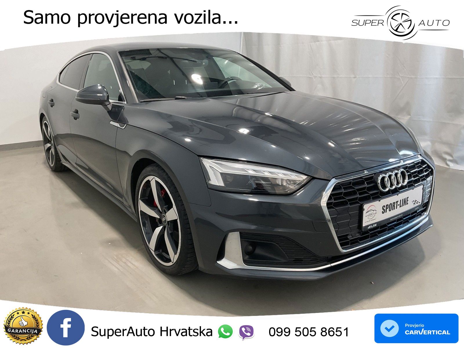 Audi A5 Sportback 40 TDI (204 KS) S tronic S line LED+GR SJED+ACC