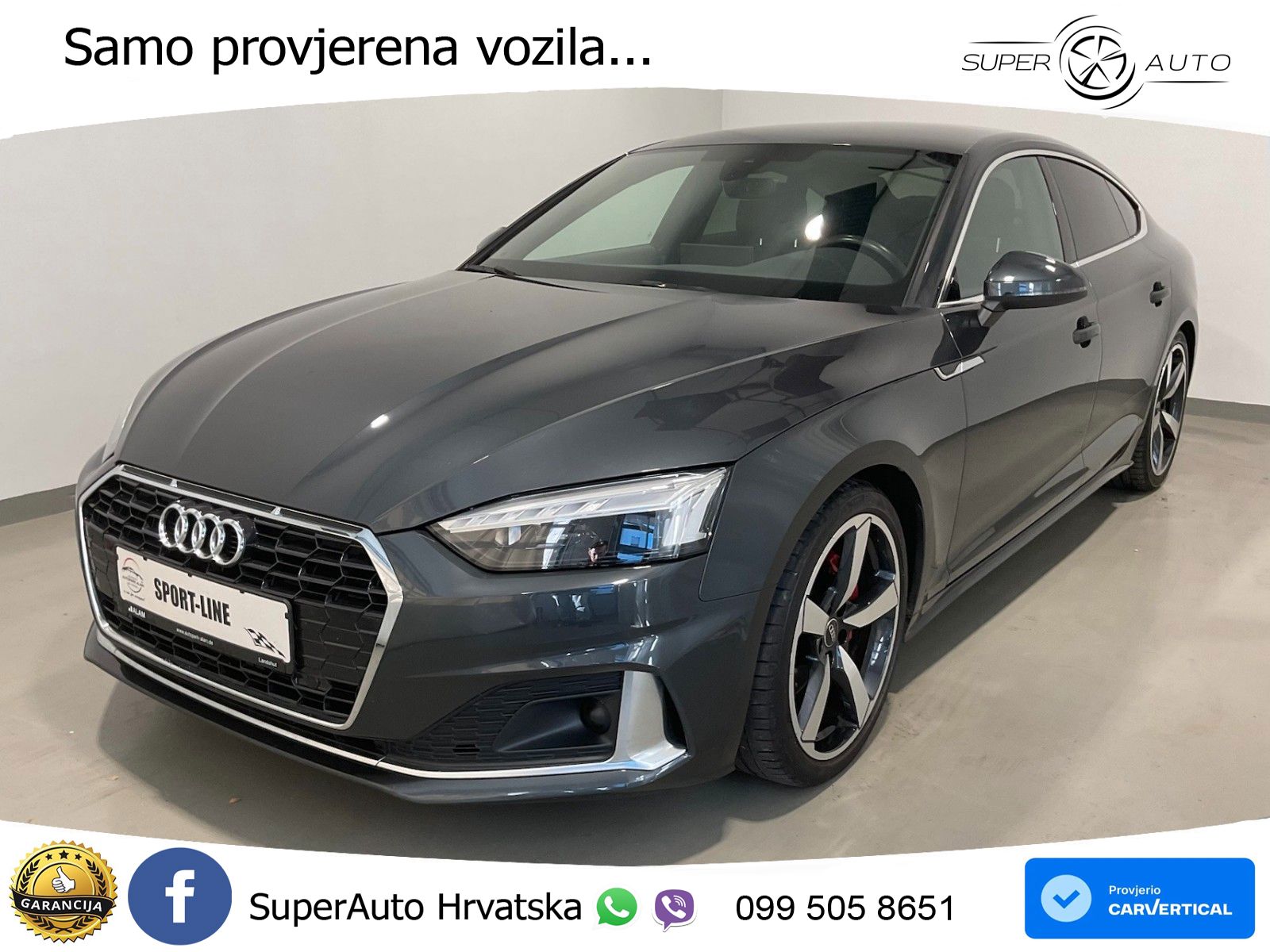 Audi A5 Sportback 40 TDI (204 KS) S tronic S line LED+GR SJED+ACC