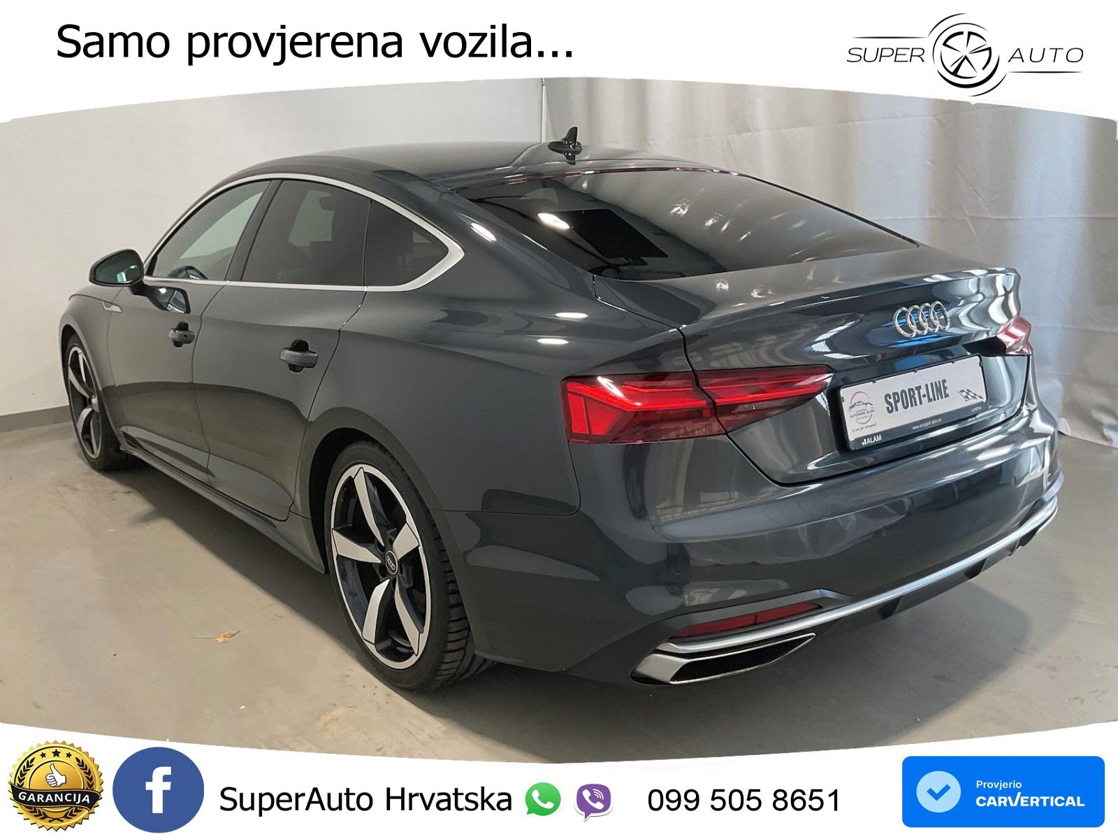 Audi A5 Sportback 40 TDI (204 KS) S tronic S line LED+GR SJED+ACC