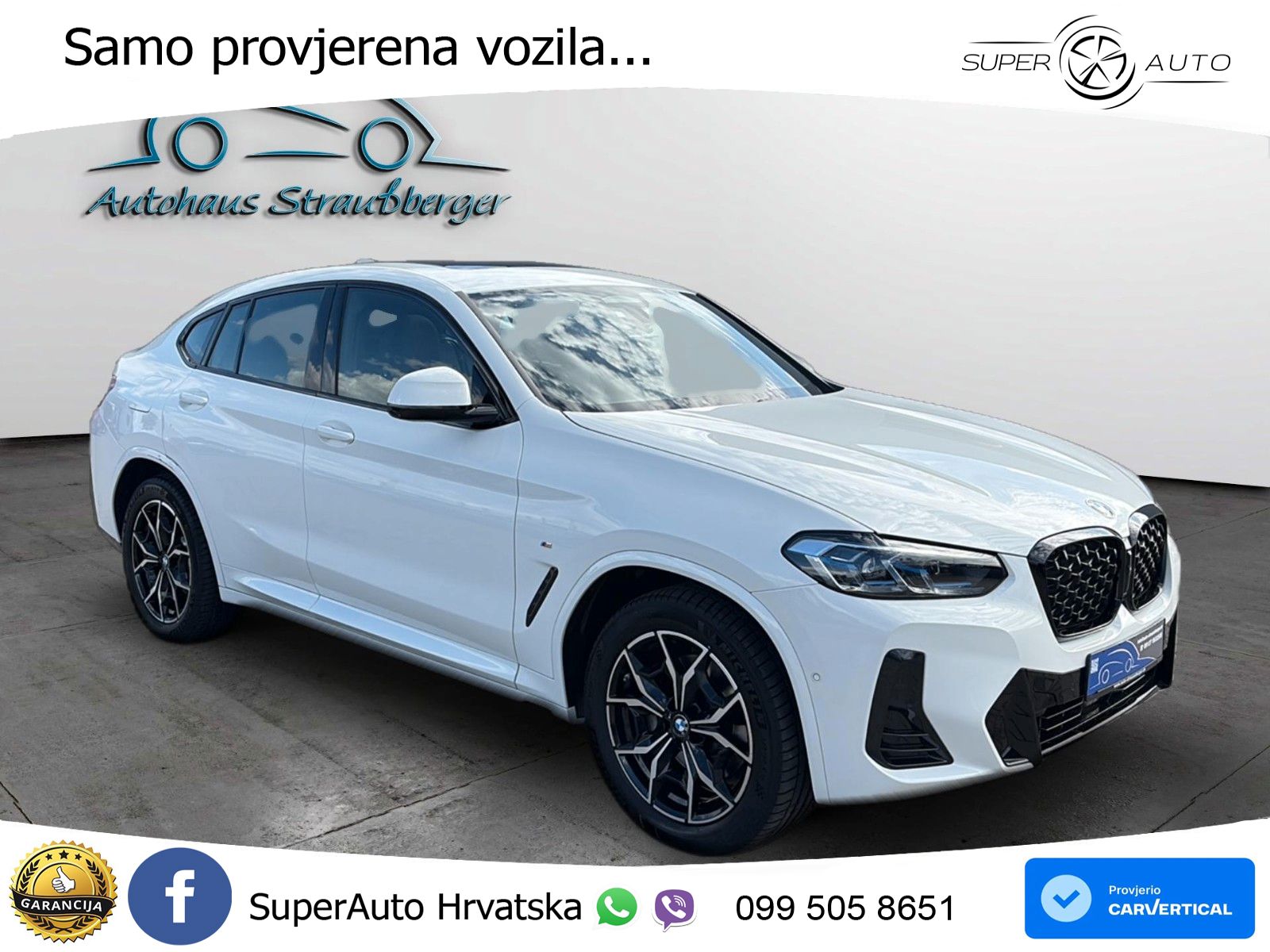 BMW X4 30d (286 KS) xDrive Steptronic M Sport ACC+HEAD+GR SJED+360+PANO