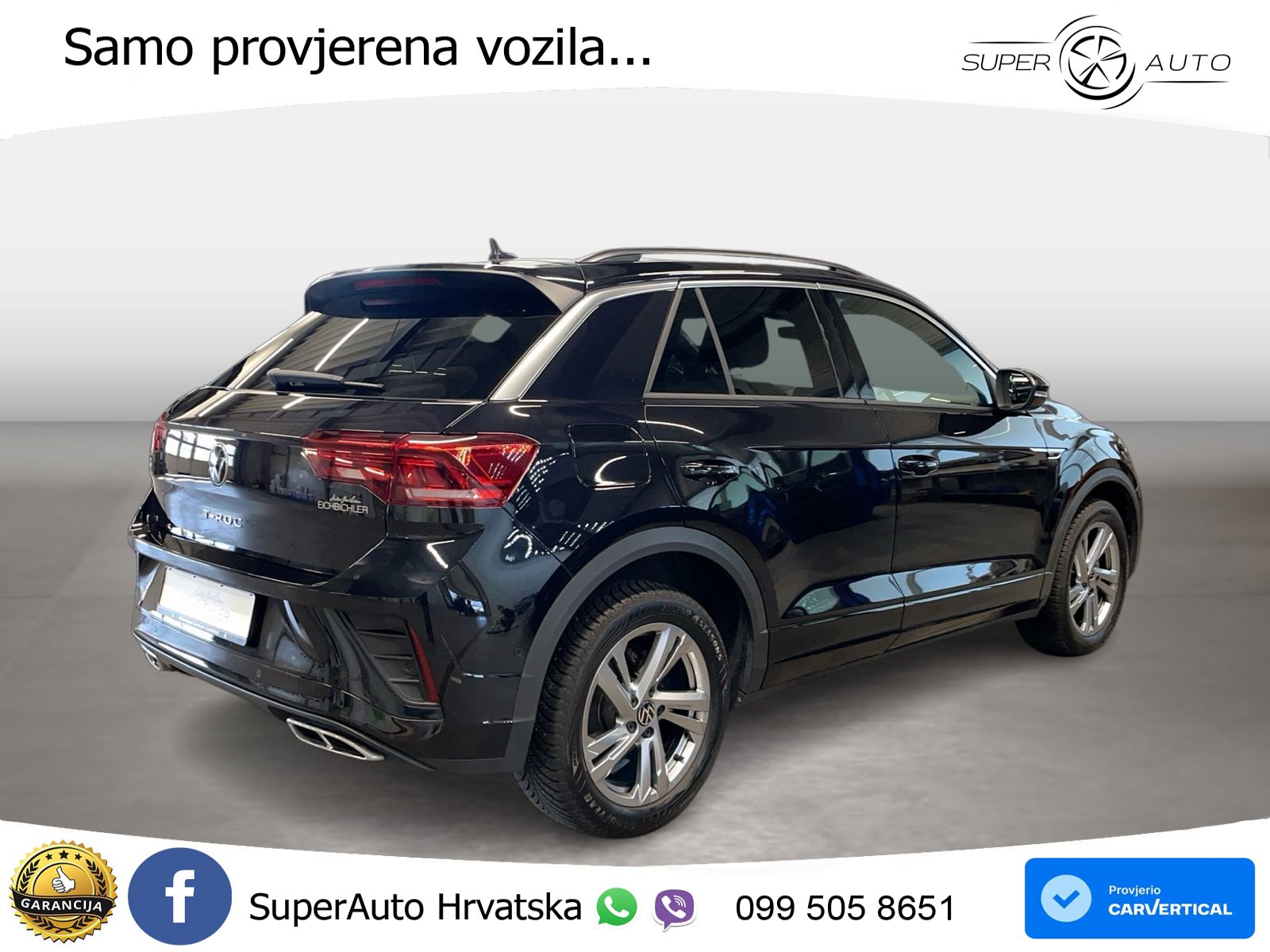 Volkswagen T-Roc 1.5 TSI (150 KS) DSG R-Line LED+GR SJED+ACC
