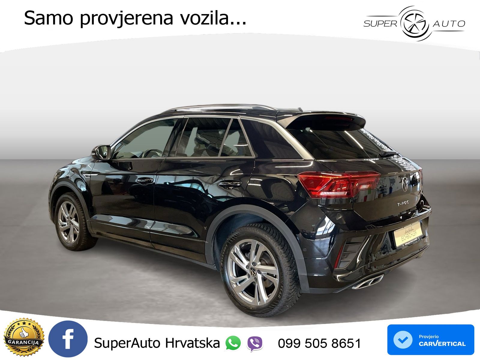 Volkswagen T-Roc 1.5 TSI (150 KS) DSG R-Line LED+GR SJED+ACC