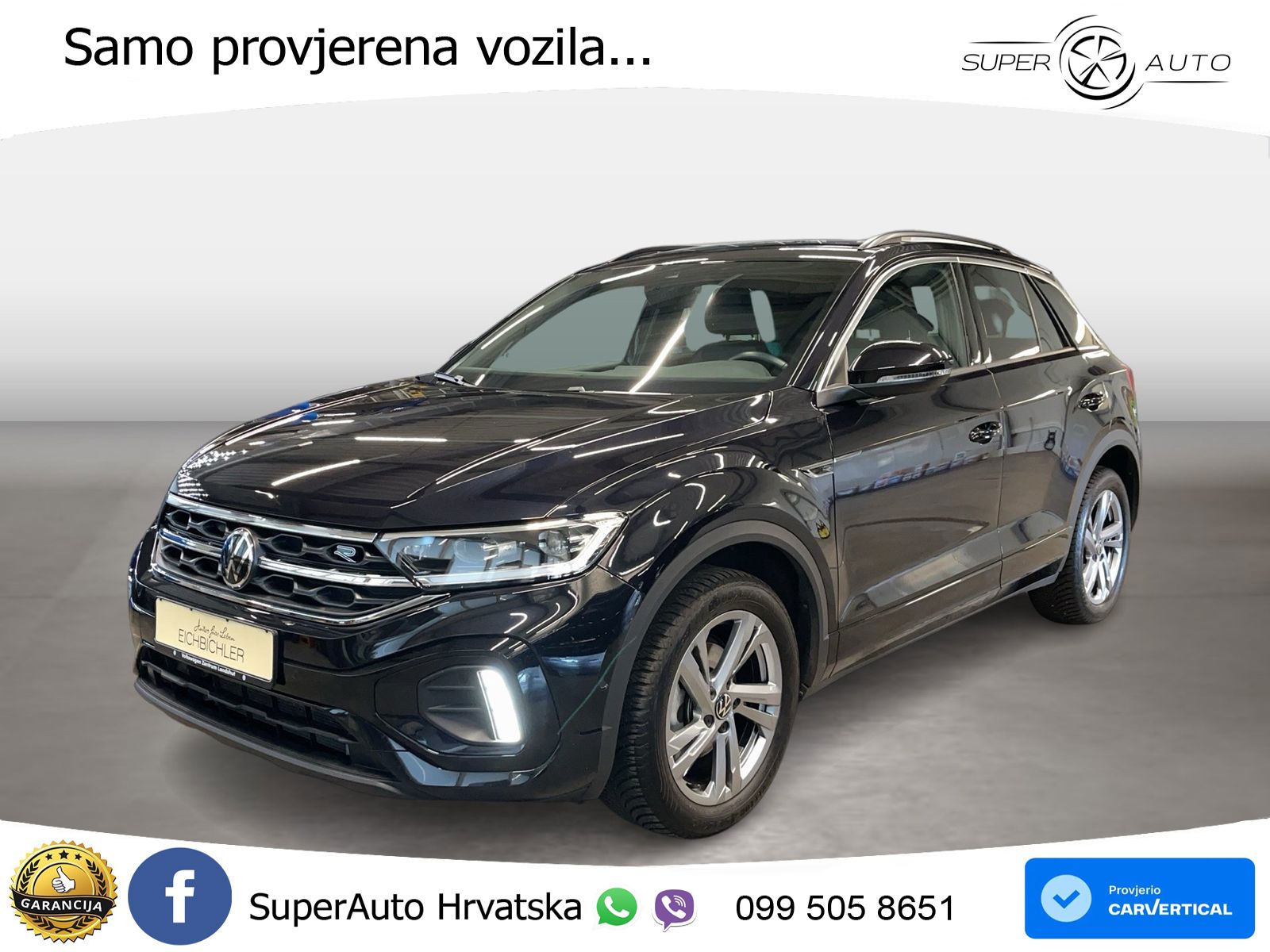 Volkswagen T-Roc 1.5 TSI (150 KS) DSG R-Line LED+GR SJED+ACC