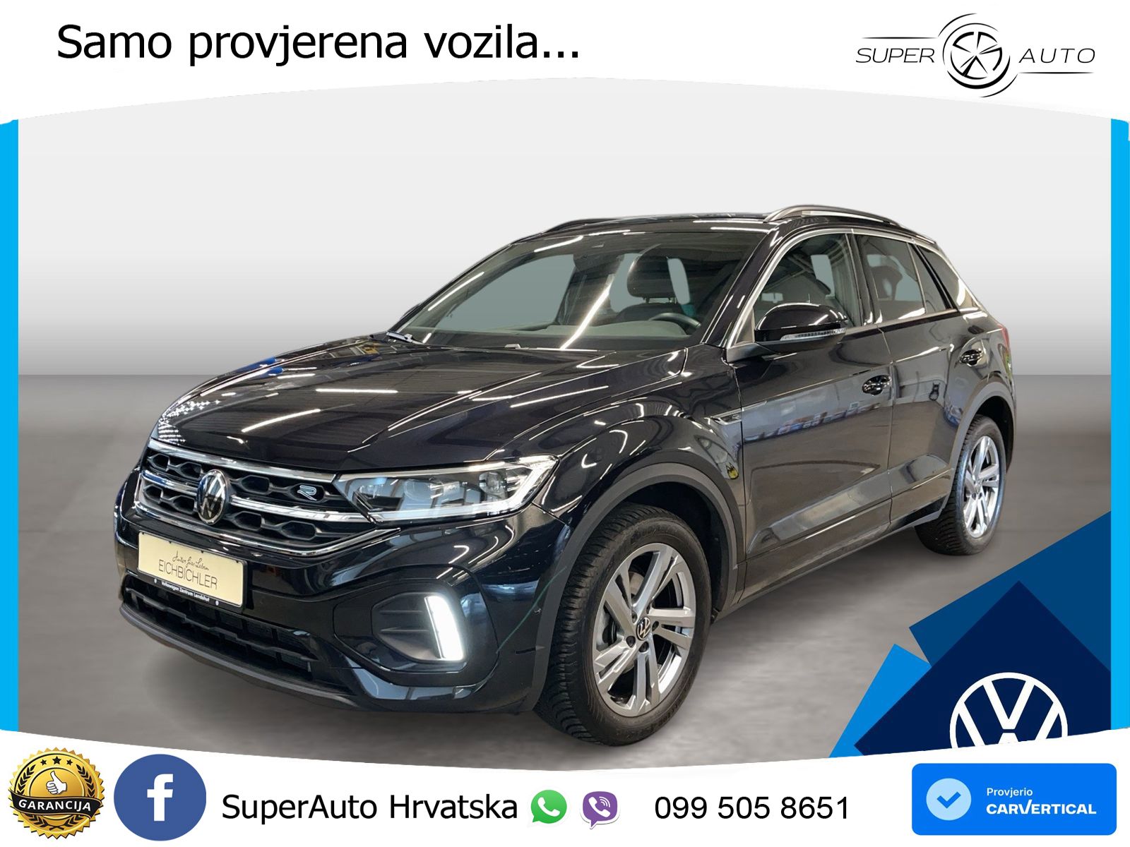 Volkswagen T-Roc 1.5 TSI (150 KS) DSG R-Line LED+GR SJED+ACC