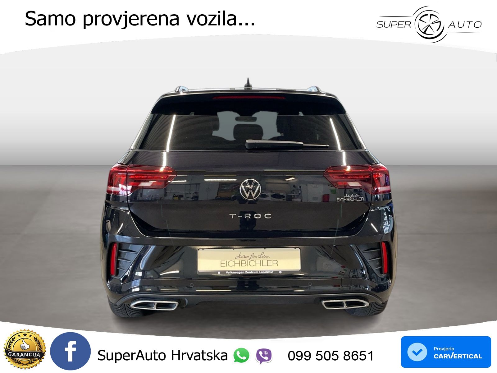 Volkswagen T-Roc 1.5 TSI (150 KS) DSG R-Line LED+GR SJED+ACC