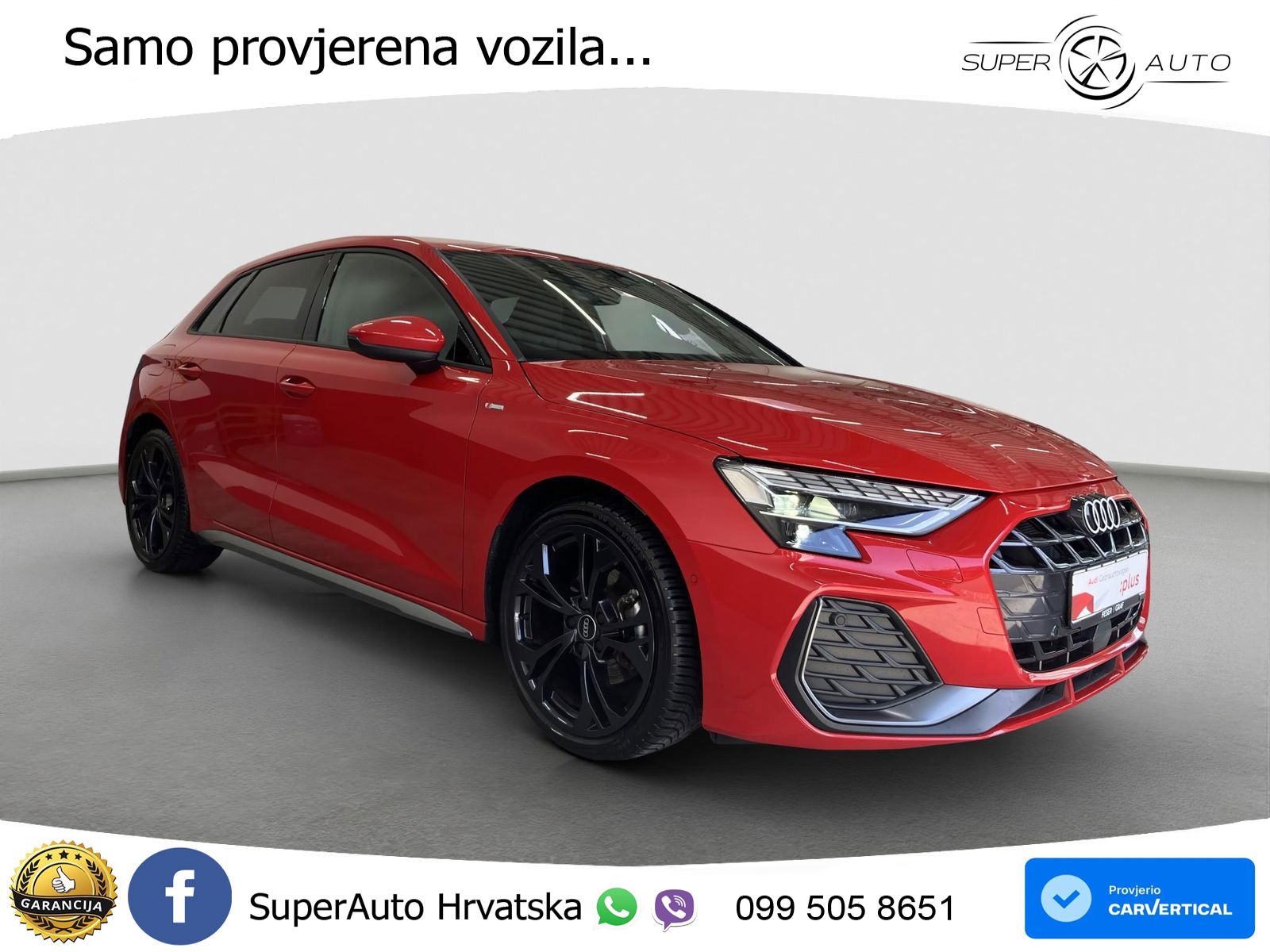 Audi A3 35 TFSI (150 KS) S tronic S line LED+GR SJED+ACC