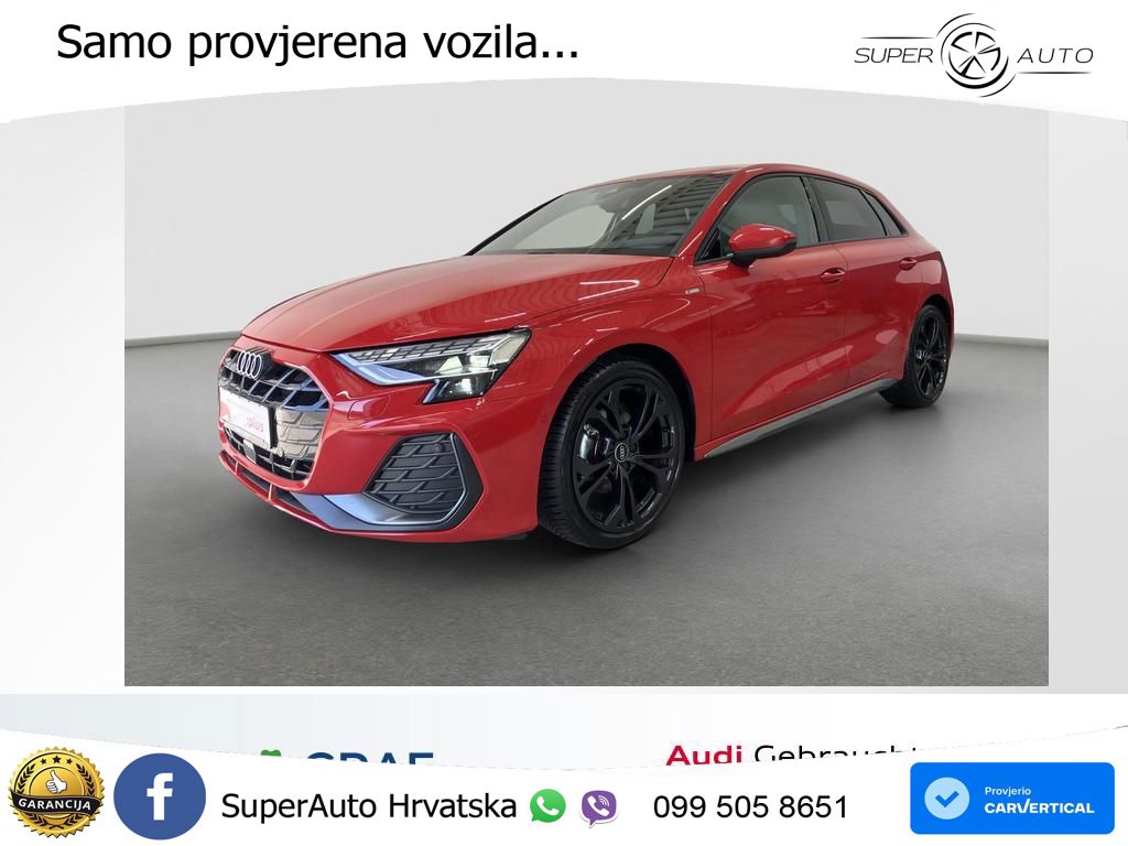 Audi A3 35 TFSI (150 KS) S tronic S line LED+GR SJED+ACC