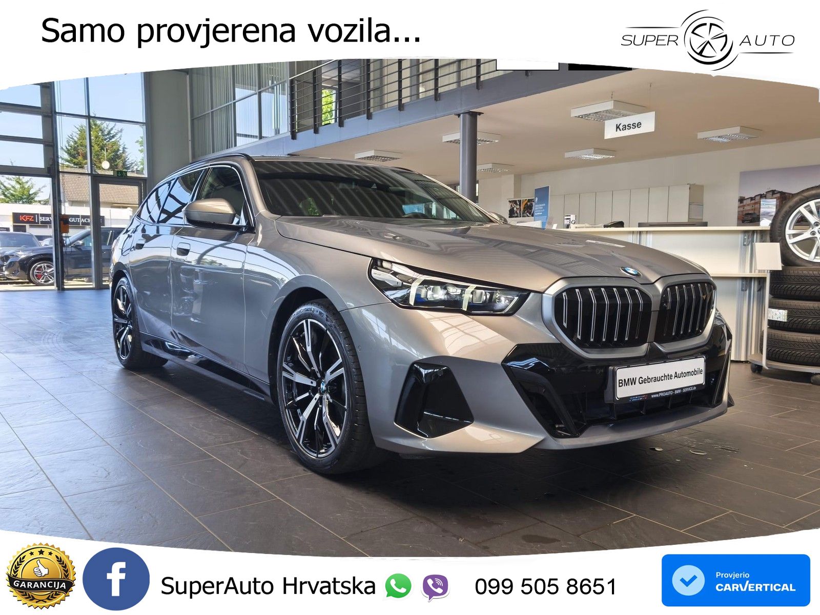 BMW 520i Touring (208 KS) Steptronic M Sport LED+GR SJED+ACC