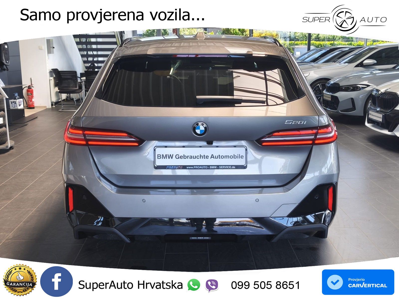 BMW 520i Touring (208 KS) Steptronic M Sport LED+GR SJED+ACC