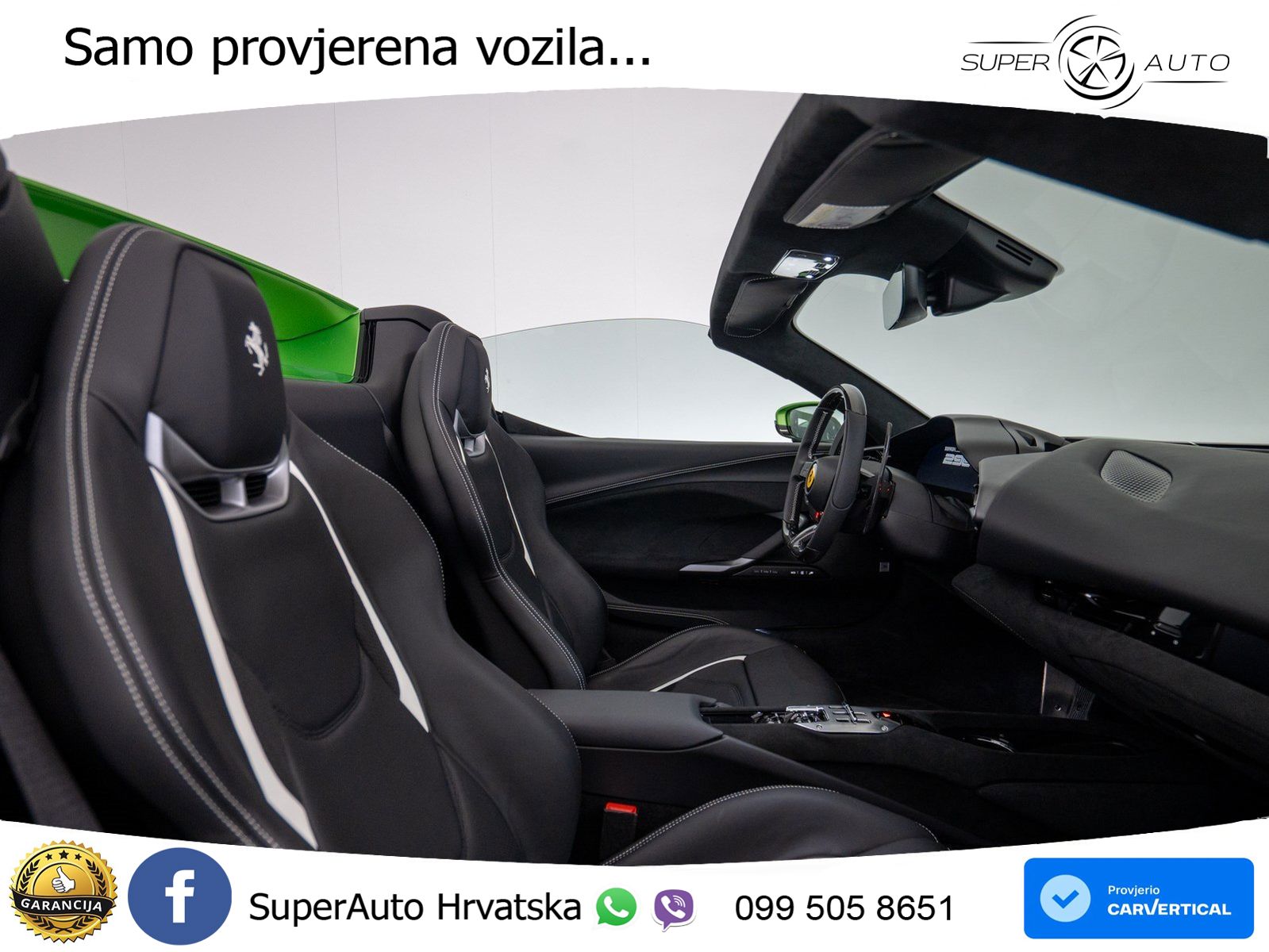 Ferrari 296 GTS 3.0 V6 (830 KS) F1 DCT LED+ACC