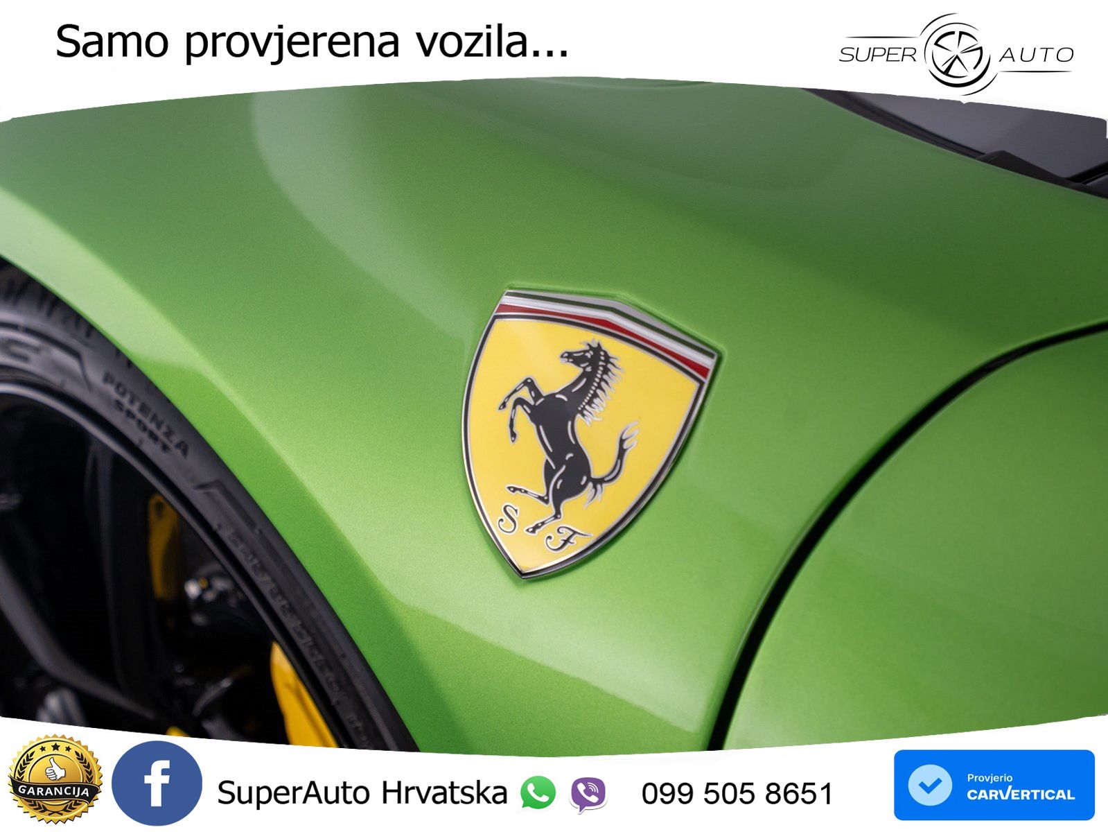 Ferrari 296 GTS 3.0 V6 (830 KS) F1 DCT LED+ACC