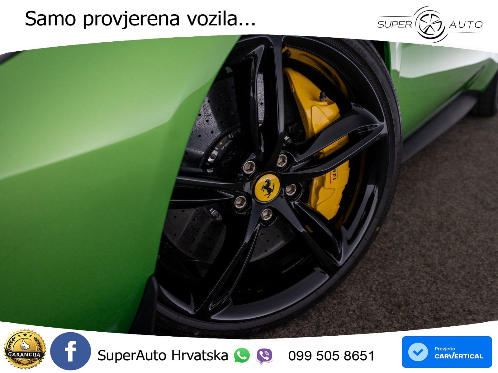 Ferrari 296 GTS 3.0 V6 (830 KS) F1 DCT LED+ACC