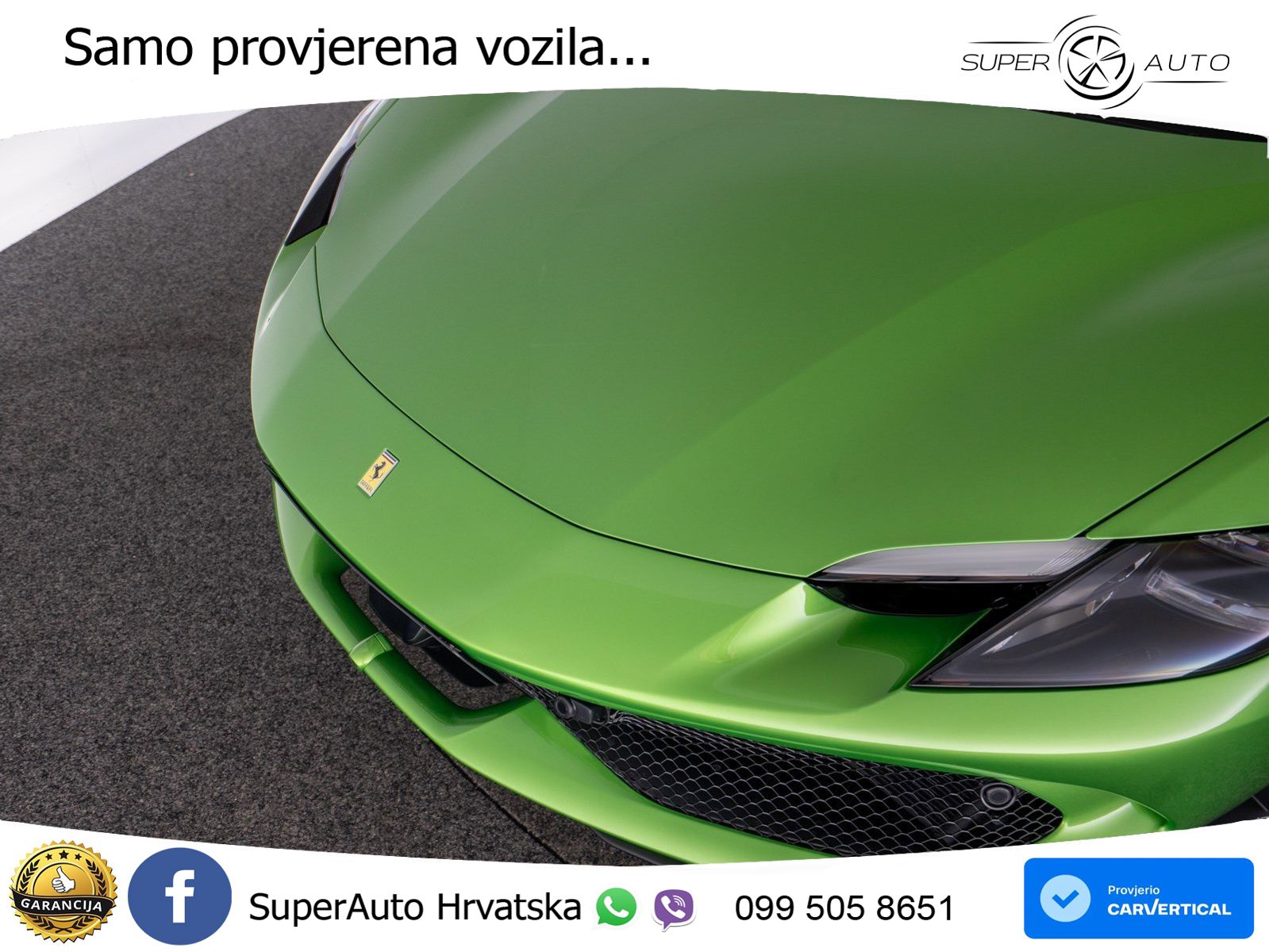 Ferrari 296 GTS 3.0 V6 (830 KS) F1 DCT LED+ACC