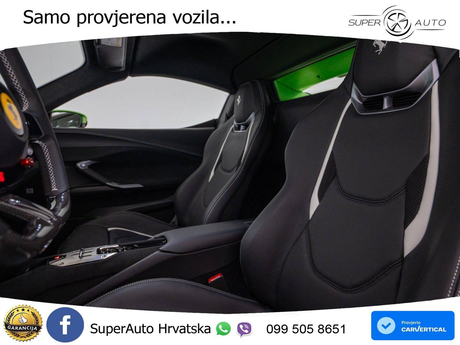 Ferrari 296 GTS 3.0 V6 (830 KS) F1 DCT LED+ACC