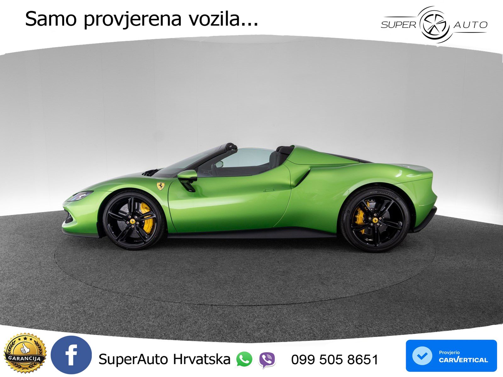 Ferrari 296 GTS 3.0 V6 (830 KS) F1 DCT LED+ACC