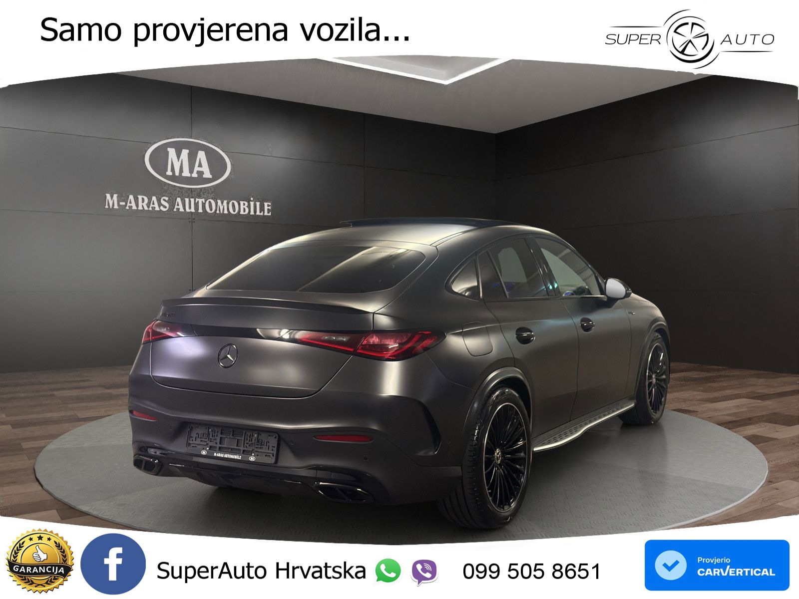Mercedes GLC Coupe 450d (367 KS) 4MATIC 9G-TRONIC ACC+HEAD+4xGR SJED+360+PANO