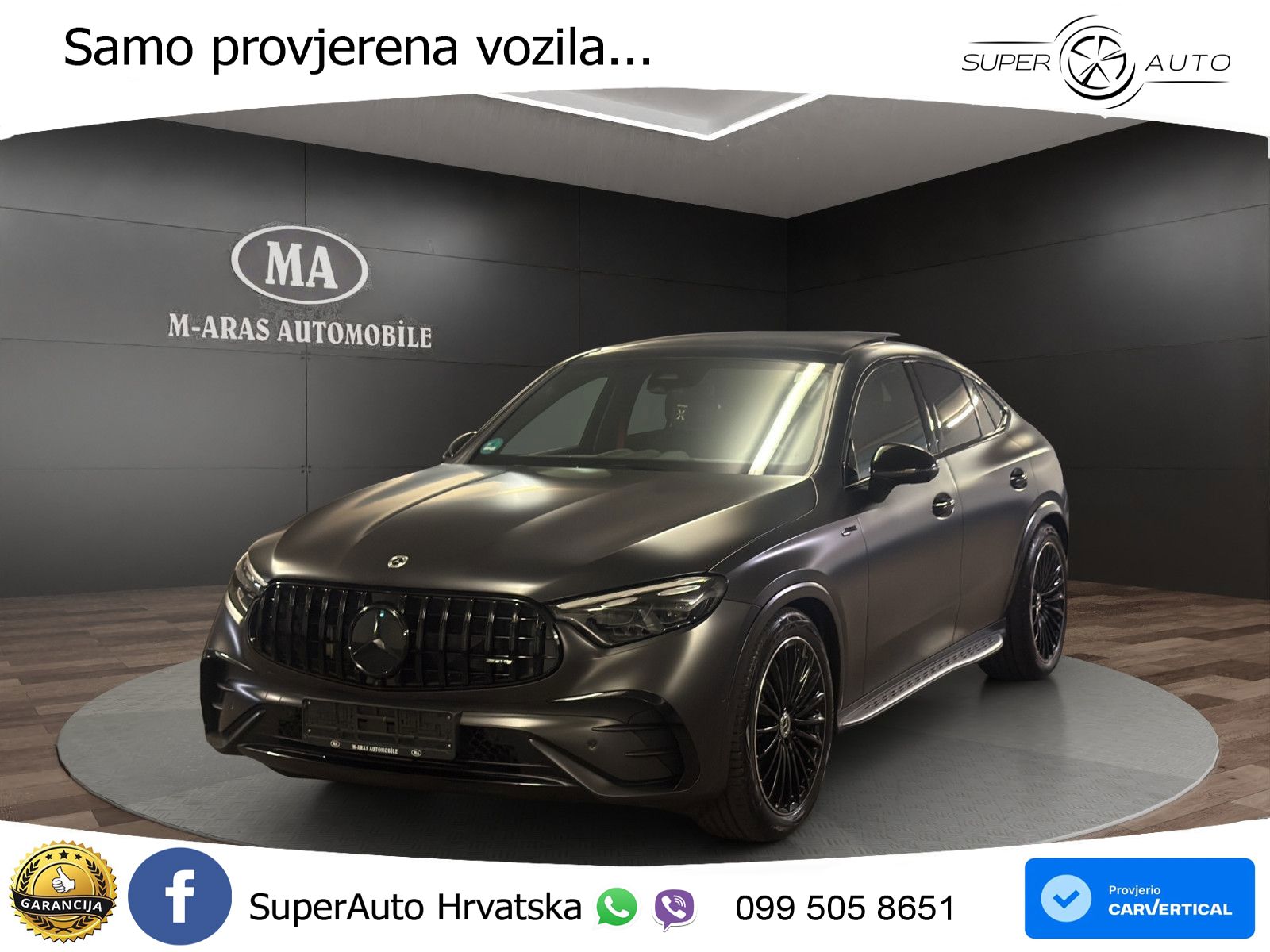 Mercedes GLC Coupe 450d (367 KS) 4MATIC 9G-TRONIC ACC+HEAD+4xGR SJED+360+PANO