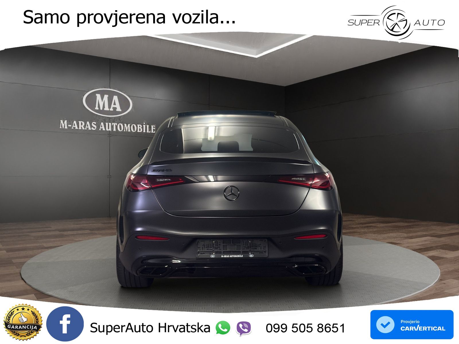 Mercedes GLC Coupe 450d (367 KS) 4MATIC 9G-TRONIC ACC+HEAD+4xGR SJED+360+PANO