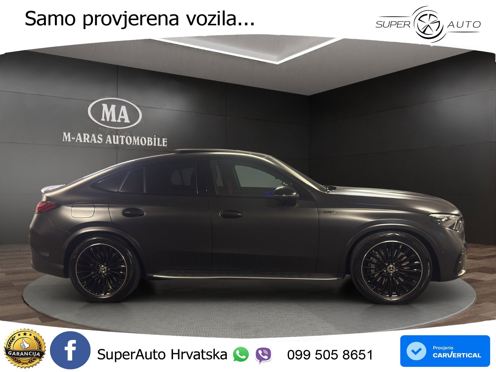 Mercedes GLC Coupe 450d (367 KS) 4MATIC 9G-TRONIC ACC+HEAD+4xGR SJED+360+PANO
