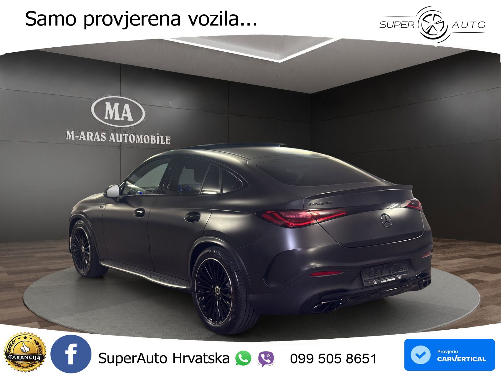 Mercedes GLC Coupe 450d (367 KS) 4MATIC 9G-TRONIC ACC+HEAD+4xGR SJED+360+PANO
