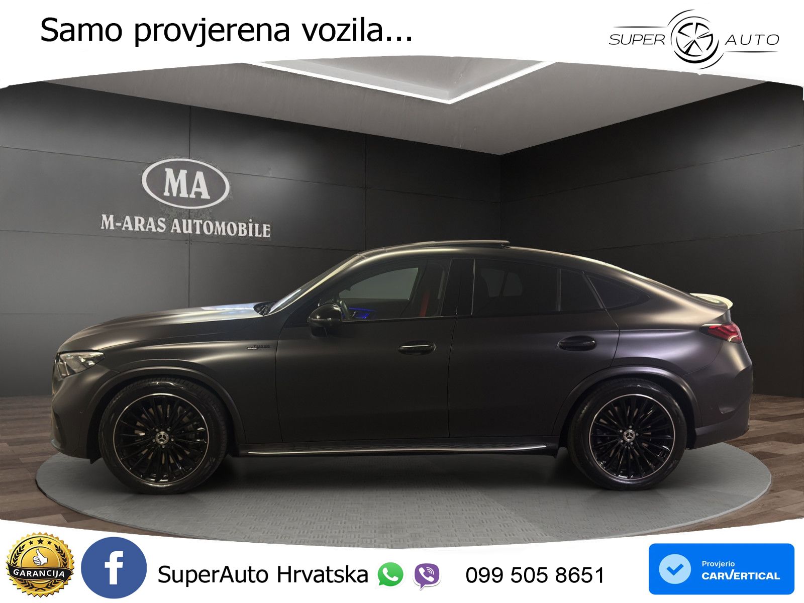 Mercedes GLC Coupe 450d (367 KS) 4MATIC 9G-TRONIC ACC+HEAD+4xGR SJED+360+PANO