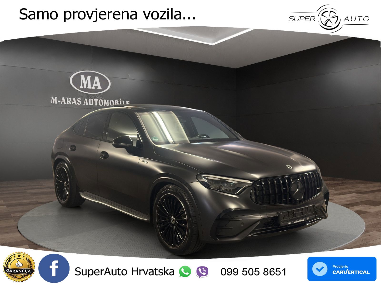 Mercedes GLC Coupe 450d (367 KS) 4MATIC 9G-TRONIC ACC+HEAD+4xGR SJED+360+PANO