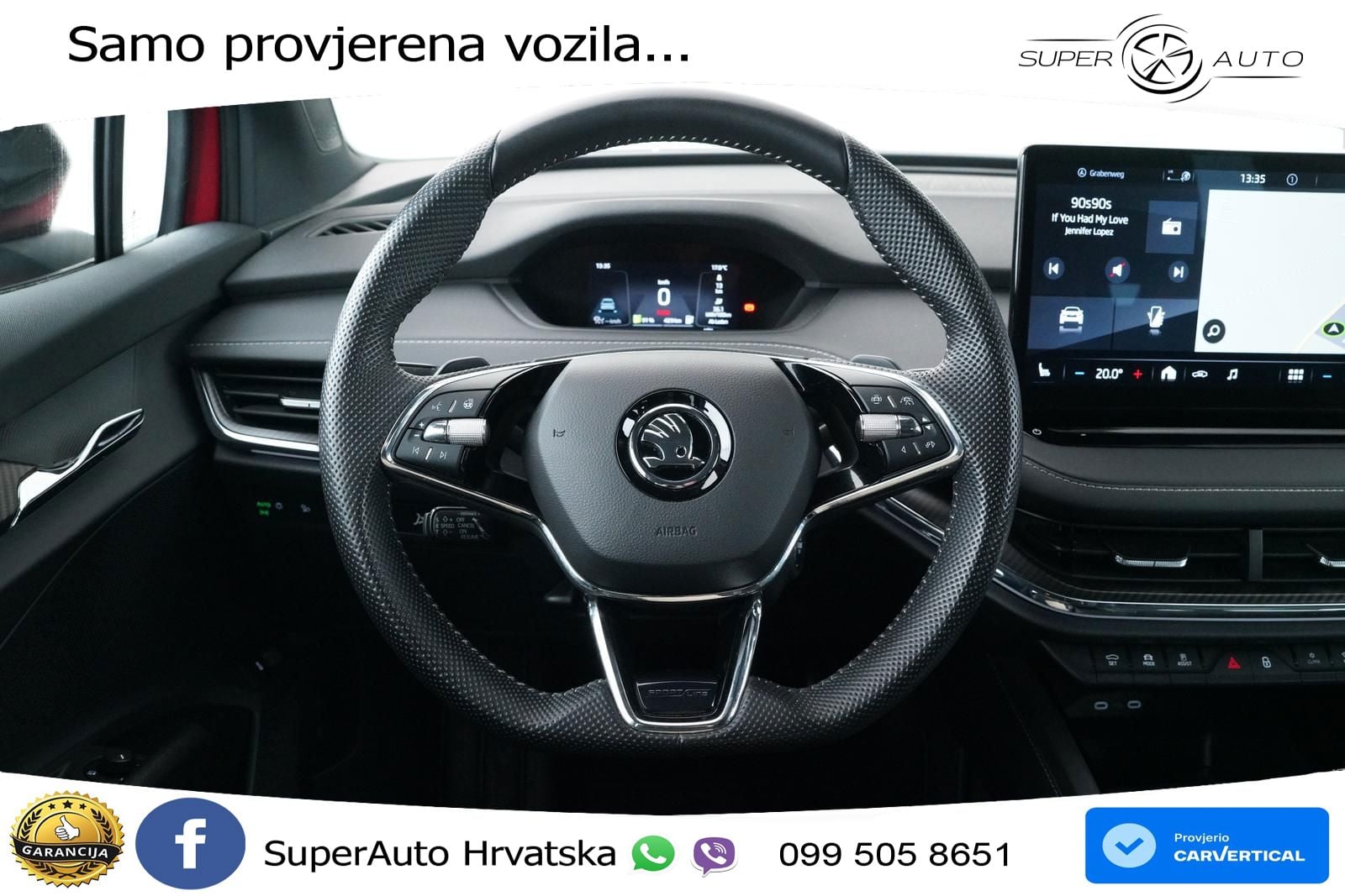 Škoda Enyaq iV 80 82 kWh (204 KS) SportLine LED+GR SJED+ACC