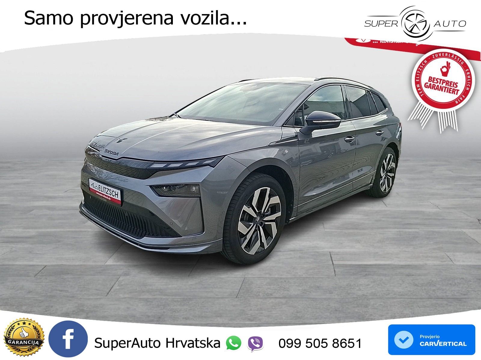 Škoda Enyaq 85x 82 kWh (286 KS) AWD SportLine MATRIX+GR SJED+KAM