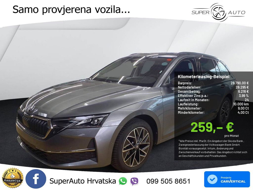 Škoda Octavia Combi 2.0 TDI (150 KS) DSG LED+GR SJED+ACC
