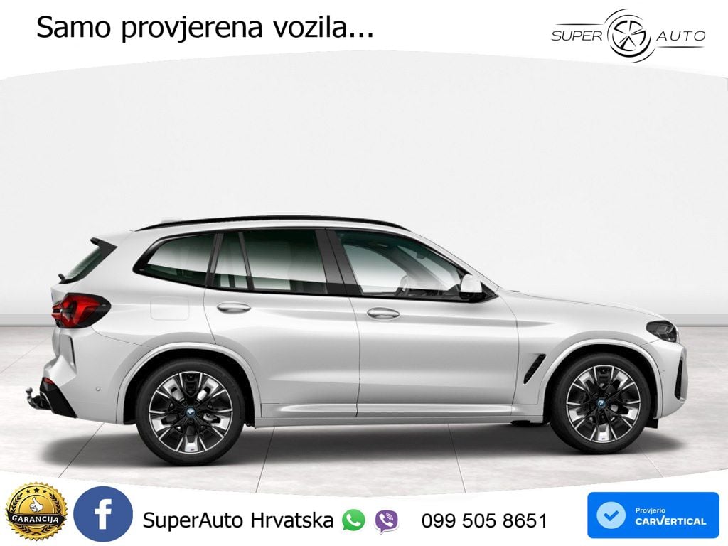 BMW iX3 80 kWh (286 KS) ACC+HEAD+GR SJED+360+PANO