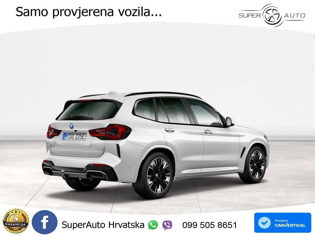BMW iX3 80 kWh (286 KS) ACC+HEAD+GR SJED+360+PANO