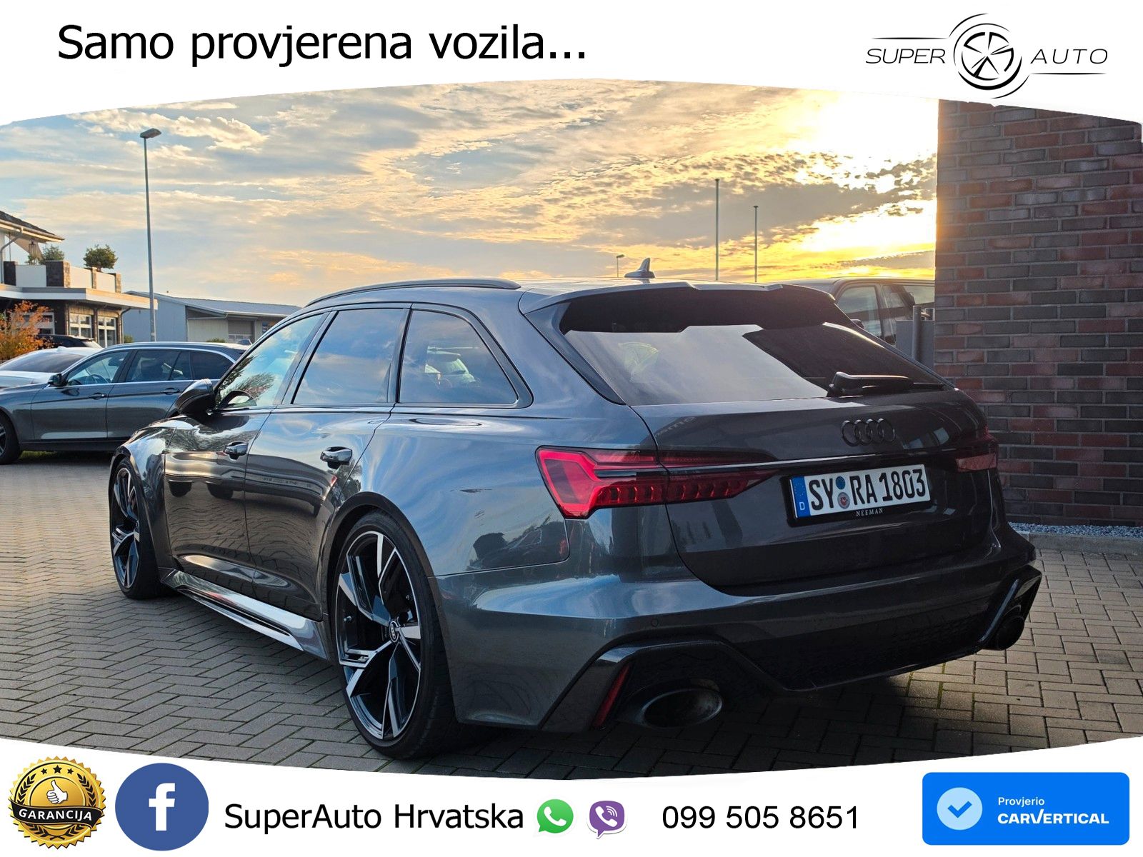 Audi RS6 Avant 4.0 TFSI V8 (600 KS) quattro Tiptronic