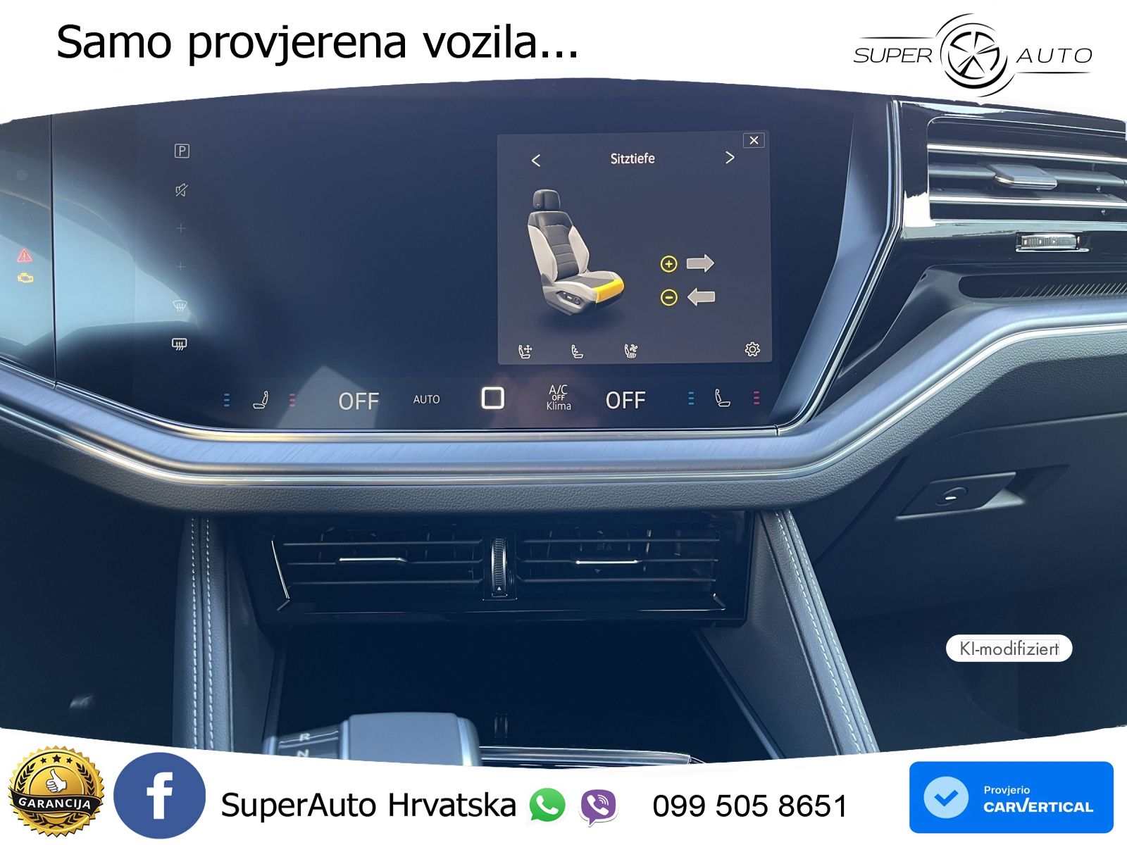 Volkswagen Touareg 3.0 V6 TDI (286 KS) 4MOTION Tiptronic ZRAČNI+ACC+GR SJED+KAM+PANO