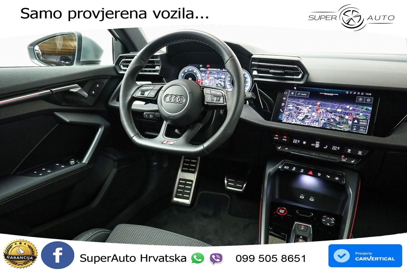 Audi S3 2.0 TFSI (333 KS) quattro S tronic LED+GR SJED+ACC