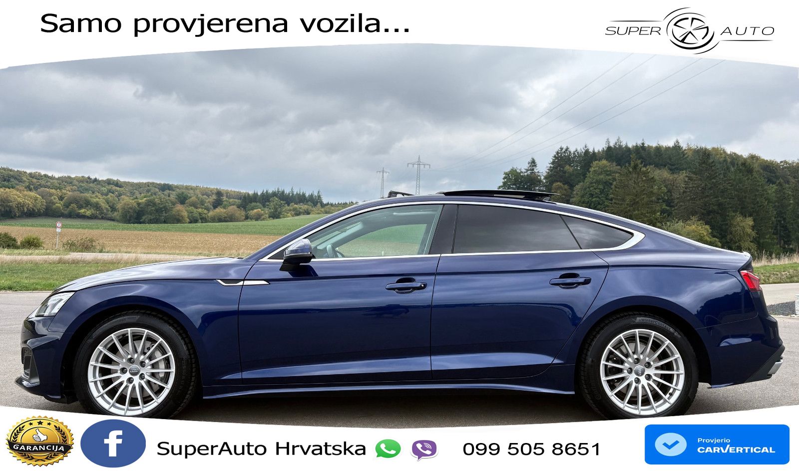 Audi A5 Sportback 40 TDI (204 KS) S tronic LED+GR SJED+ACC