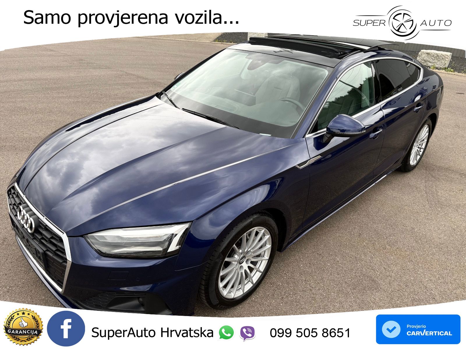 Audi A5 Sportback 40 TDI (204 KS) S tronic LED+GR SJED+ACC