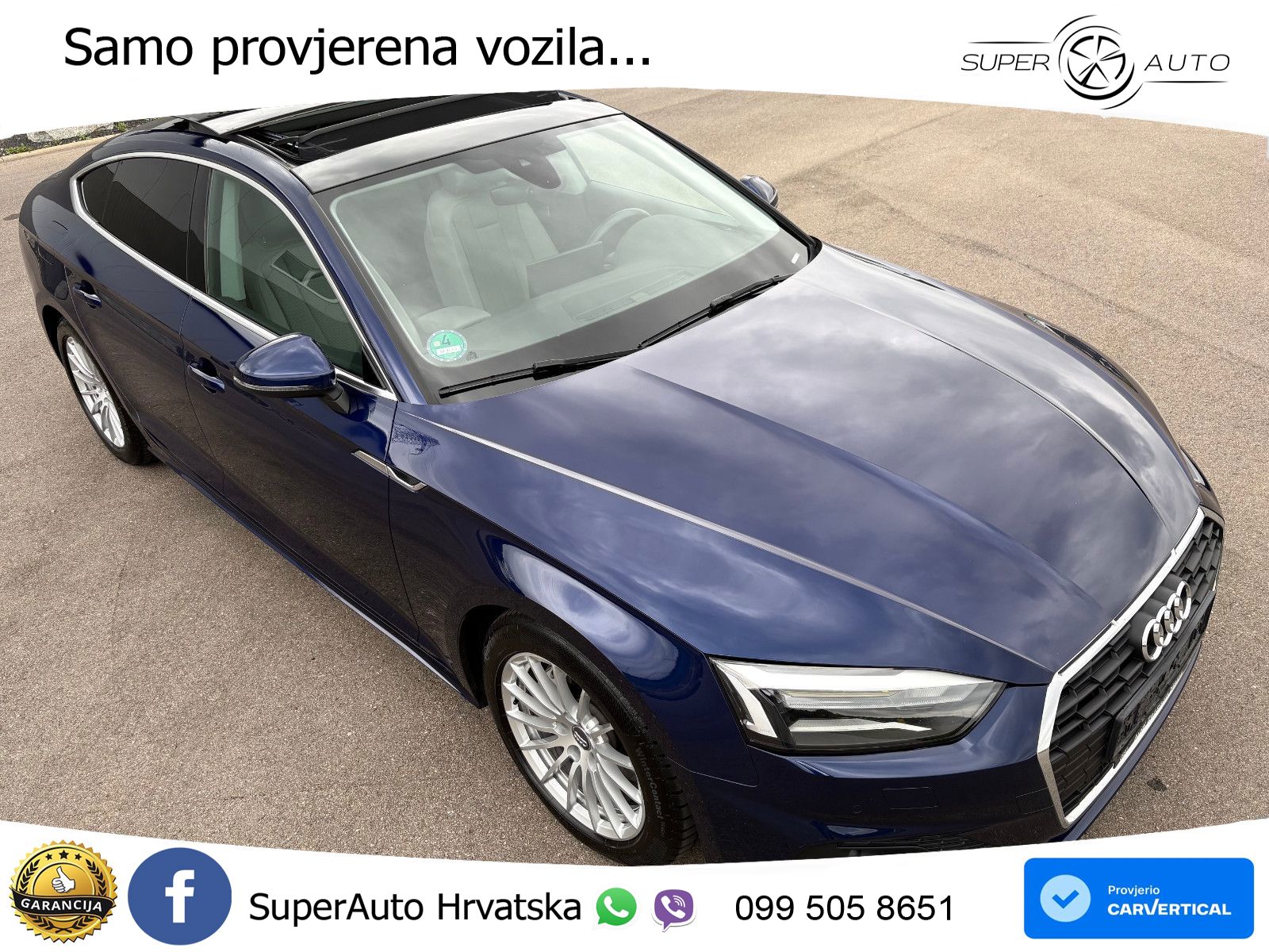 Audi A5 Sportback 40 TDI (204 KS) S tronic LED+GR SJED+ACC