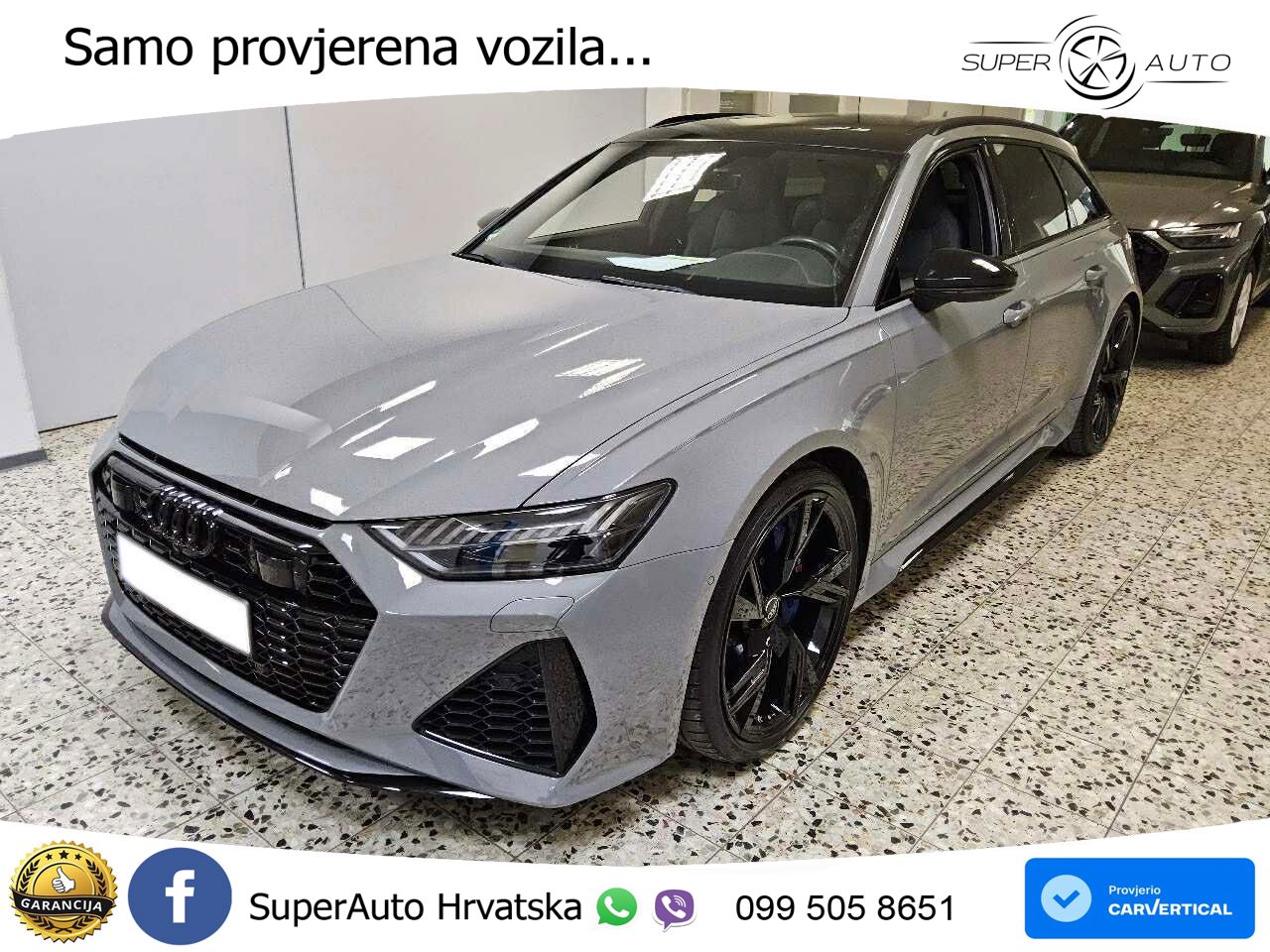Audi RS6 Avant 4.0 TFSI V8 (600 KS) quattro Tiptronic LED+GR SJED+ACC