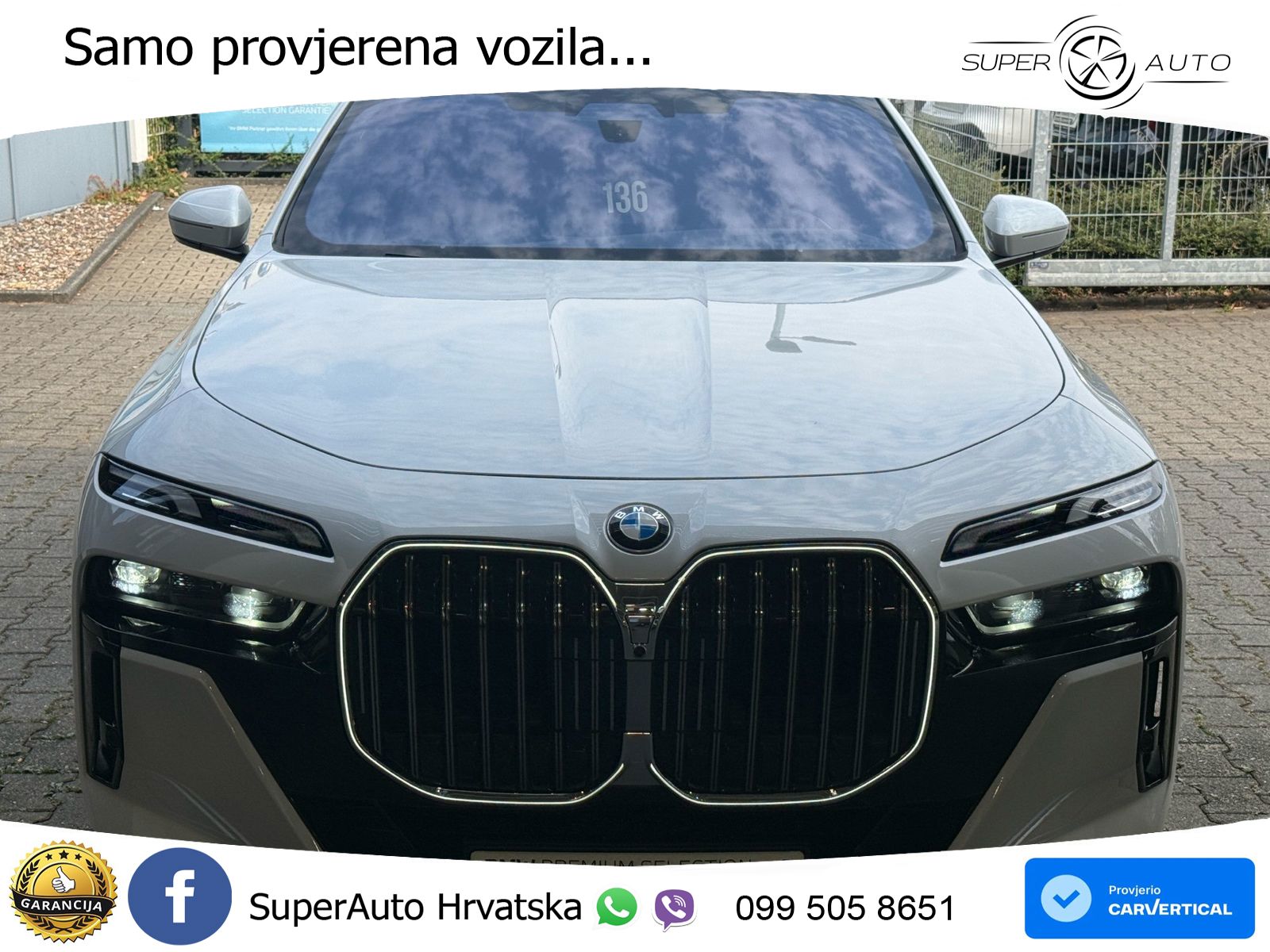 BMW 740d (299 KS) xDrive Steptronic M Sport ZRAČNI+ACC+GR SJED+KAM+PANO