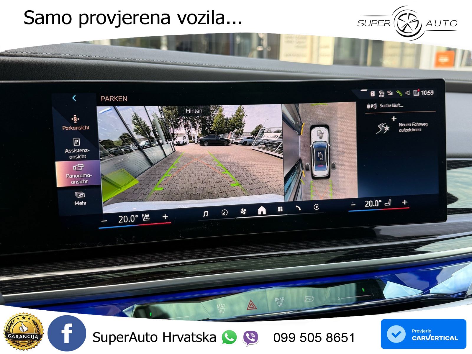 BMW 740d (299 KS) xDrive Steptronic M Sport ZRAČNI+ACC+GR SJED+KAM+PANO