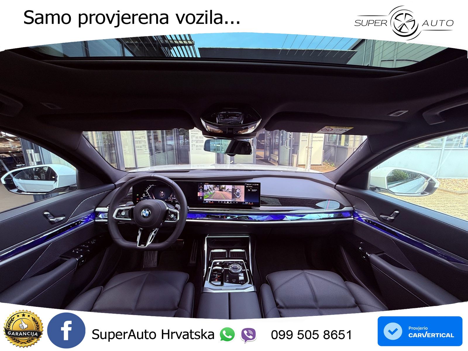 BMW 740d (299 KS) xDrive Steptronic M Sport ZRAČNI+ACC+GR SJED+KAM+PANO