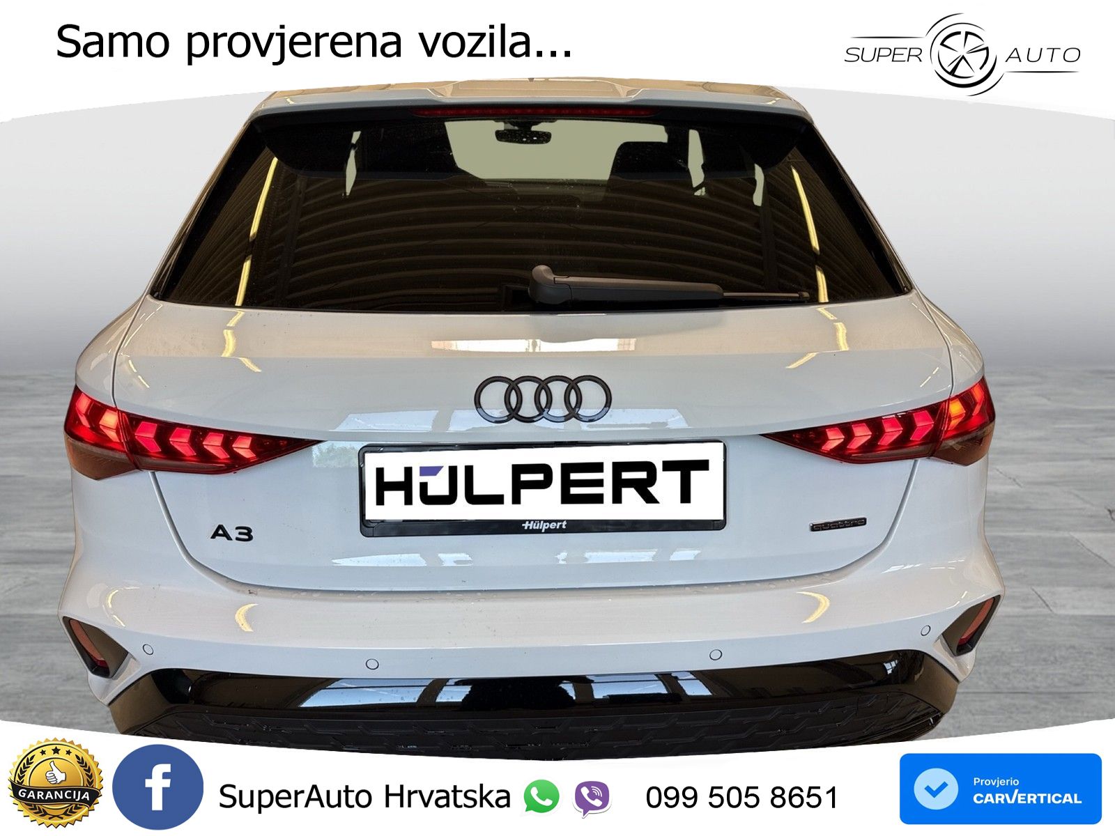 Audi A3 Sportback 40 TFSI (204 KS) quattro S tronic S line LED+GR SJED+ACC