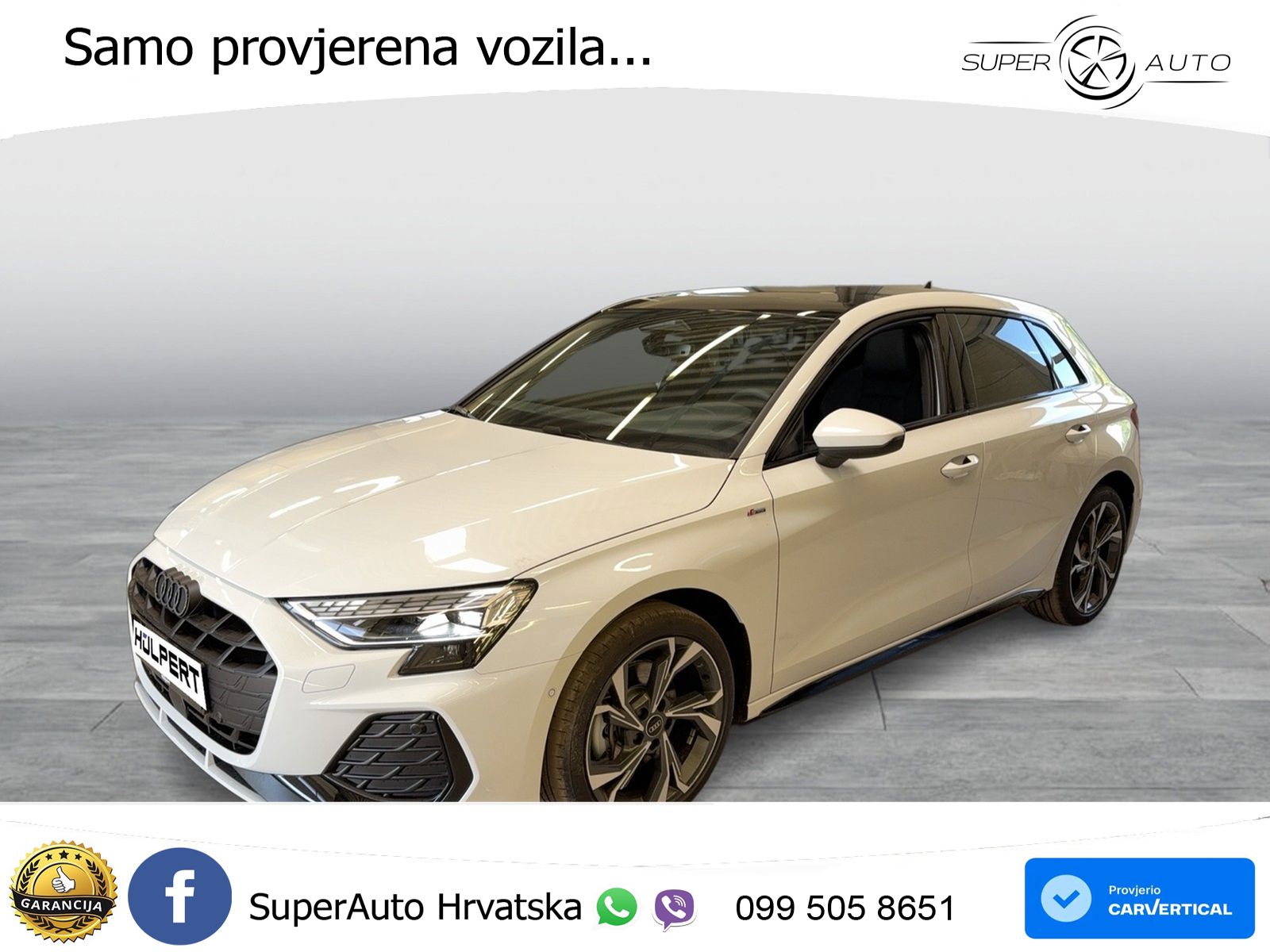 Audi A3 Sportback 40 TFSI (204 KS) quattro S tronic S line LED+GR SJED+ACC