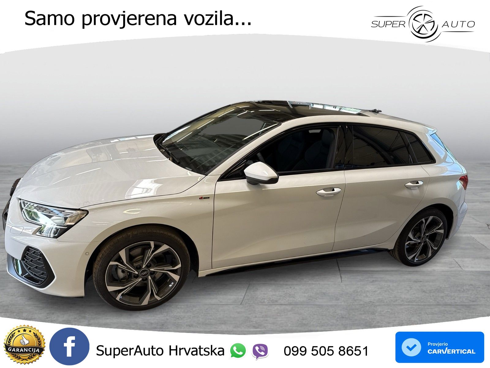 Audi A3 Sportback 40 TFSI (204 KS) quattro S tronic S line LED+GR SJED+ACC