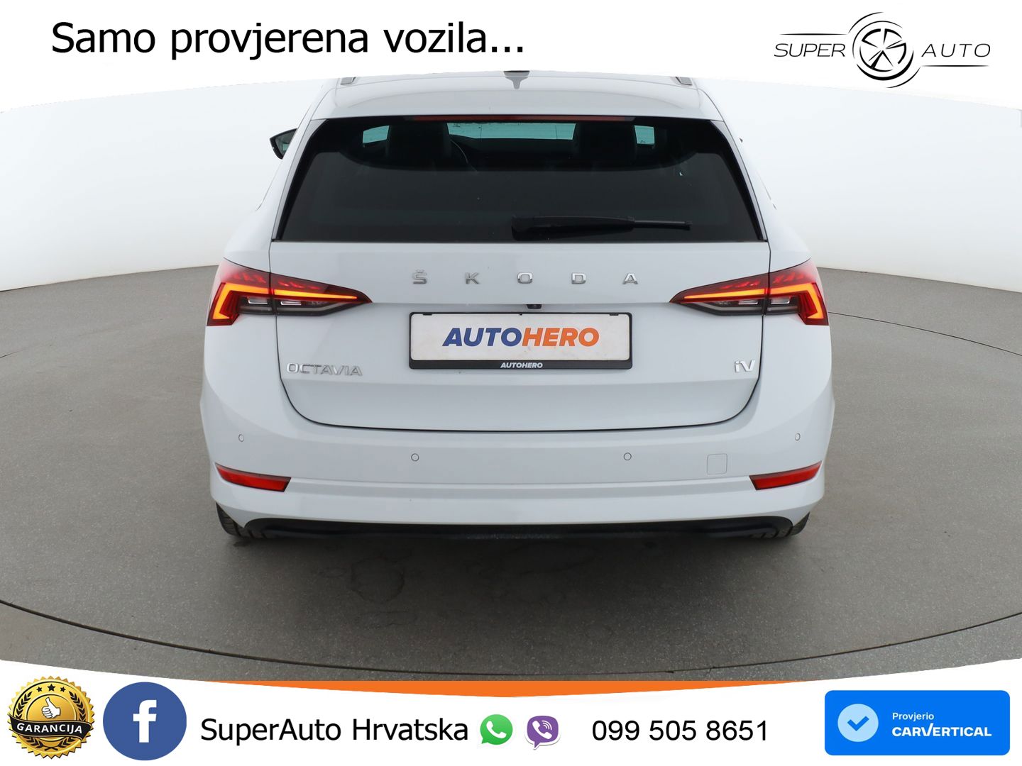 Škoda Octavia Combi iV 1.4 TSI (204 KS) DSG LED+GR SJED+ACC