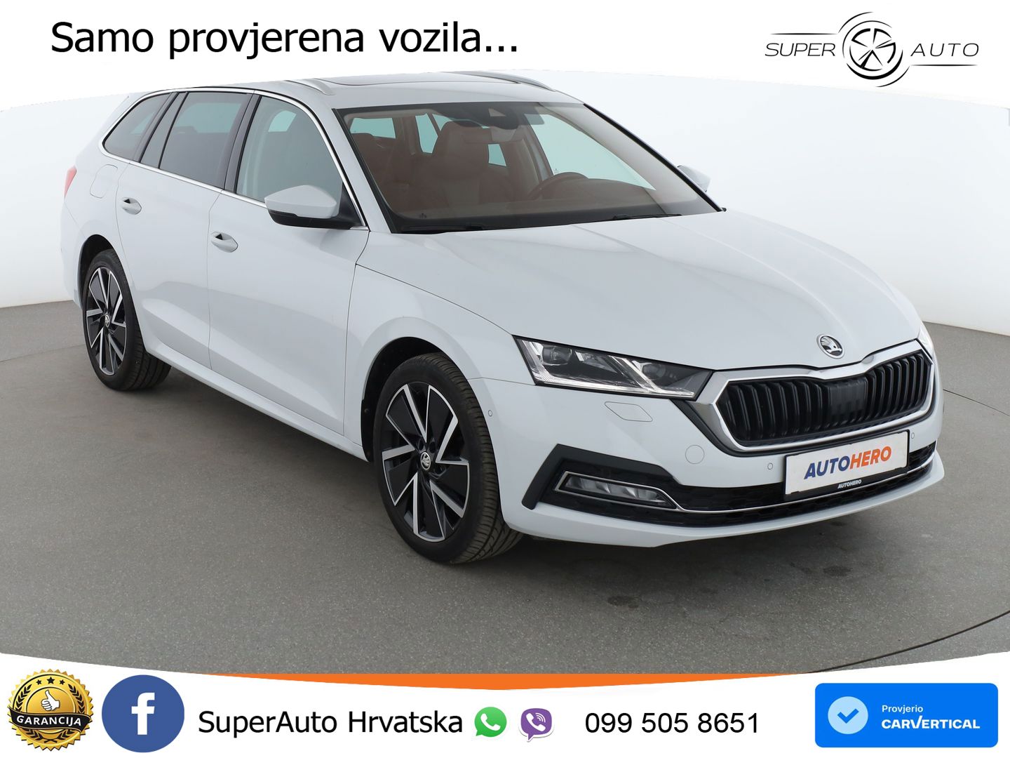 Škoda Octavia Combi iV 1.4 TSI (204 KS) DSG LED+GR SJED+ACC