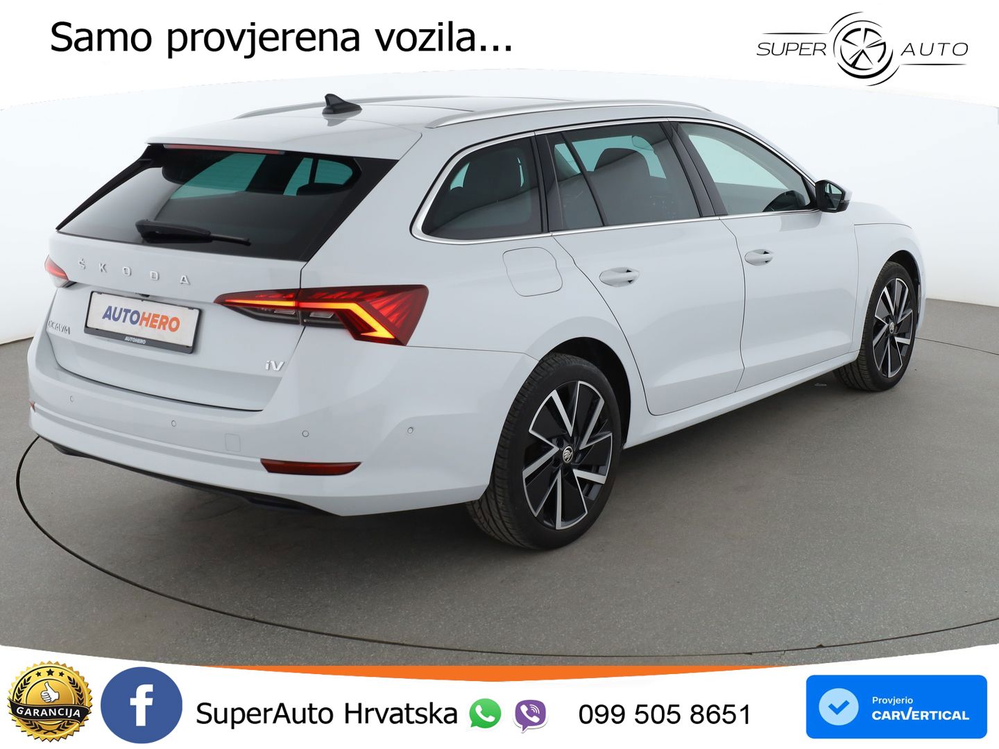 Škoda Octavia Combi iV 1.4 TSI (204 KS) DSG LED+GR SJED+ACC